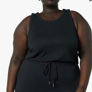 NWT Amazon Aware Perfect Tank Top 7X Black Ribbed